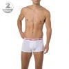 HUGO Trunks Twin Pack 50402260/100 Baumwolle, Weiß