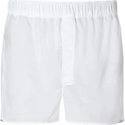 DEREK ROSE Modern Fit Boxer Shorts 6050/SAVO00IWHI Boxershorts, Baumwolle, Weiß