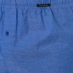 Schiesser Boxershorts 2er Pack 168445/819 Baumwolle, Blau kariert, Royal -MR Wasch Geschaft 325563 norm3