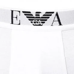 EMPORIO ARMANI Trunk 3-Pack 111357/CC715/16510 Trunks, Baumwoll-Stretch, Weiß -MR Wasch Geschaft 327158 norm2