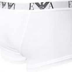EMPORIO ARMANI Trunk 3-Pack 111357/CC715/16510 Trunks, Baumwoll-Stretch, Weiß -MR Wasch Geschaft 327158 norm3
