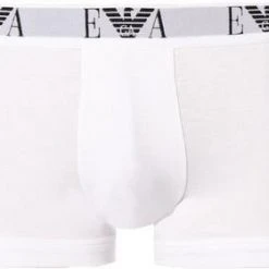 EMPORIO ARMANI Trunk 3-Pack 111357/CC715/56110 Trunks, Baumwoll-Stretch, Schwarz-nachtblau-weiß, Weiß-schwarz-marine -MR Wasch Geschaft 327160 norm2