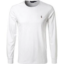 Polo Ralph Lauren Longsleeve 710760/002 Custom Slim Fit, Baumwolle, Weiß