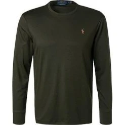 Polo Ralph Lauren Longsleeve 710760/005 Custom Slim Fit, Baumwolle, Olivgrün, Olive