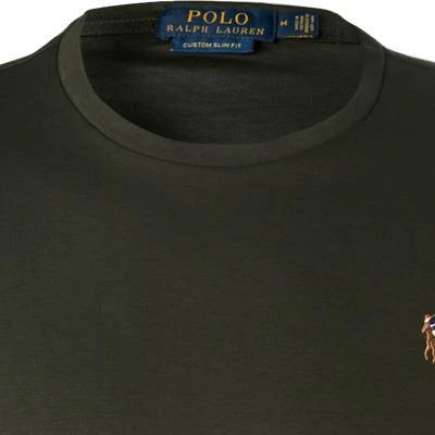 Polo Ralph Lauren Longsleeve 710760/005 Custom Slim Fit, Baumwolle, Olivgrün, Olive 2 Polo Ralph Lauren Longsleeve 710760/005 Custom Slim Fit, Baumwolle, Olivgrün, Olive – Bild 2