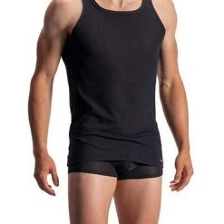 Olaf Benz RED1950 Carréshirt 108403/8000 Tanktop, Mikrofaser, Schwarz