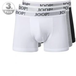 JOOP! Boxer Shorts 3er Pack 30018468/970 Trunks, Baumwolle, Weiß-grau-schwarz