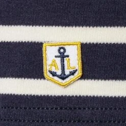 Armor lux T-Shirt 02297/429 Longsleeve, Regular Fit, Baumwolle, Dunkelblau-natur gestreift, Dunkelblau-natur -MR Wasch Geschaft 330386 norm3