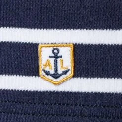 Armor lux T-Shirt 02297/600 Longsleeve, Regular Fit, Baumwolle, Dunkelblau-weiß gestreift, Dunkelblau-weiß -MR Wasch Geschaft 330388 norm3