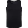 HOM Supreme Cotton Tank Top 401332/0004 Tanktop, Baumwoll-Stretch, Schwarz