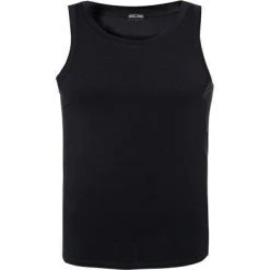 HOM Supreme Cotton Tank Top 401332/0004 Tanktop, Baumwoll-Stretch, Schwarz