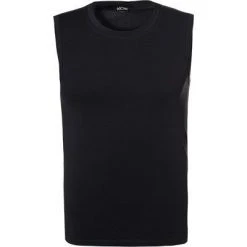 HOM Supreme Cotton Shirt 401566/0004 Baumwoll-Stretch, Schwarz