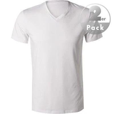 JOOP! T-Shirt 2er Pack 30018464/100 Baumwoll-Stretch, Weiß 2 JOOP! T-Shirt 2er Pack 30018464/100 Baumwoll-Stretch, Weiß – Bild 2