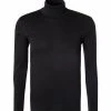 Marc O'Polo Longsleeve M29 2202 52354/990 Rollkragenshirt, Baumwolle, Schwarz