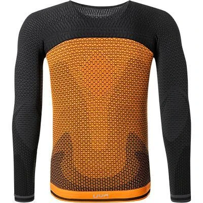 UYN Sport T-Shirt O101425/O174 Funktionsshirt, Mikrofaser, Orange-schwarz, Grau-orange 2 UYN Sport T-Shirt O101425/O174 Funktionsshirt, Mikrofaser, Orange-schwarz, Grau-orange – Bild 2