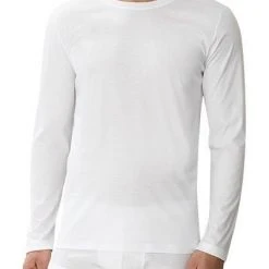 Zimmerli Sea Island 286 T-Shirt 286/1443/01 Longsleeve, Island Baumwolle, Weiß