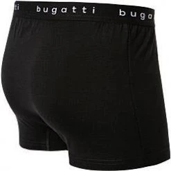 bugatti Boxer Briefs 3er Pack 50148/6061/930 Trunks, Baumwolle, Schwarz -MR Wasch Geschaft 337437 norm2