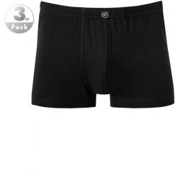 bugatti Pants 3er Pack 50150/6061/930 Trunks, Baumwolle, Schwarz