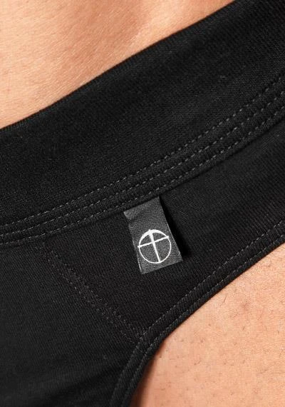 Schiesser Long Life Cotton Rio-Slip 145134/000 Baumwoll-Stretch, Schwarz 2 Schiesser Long Life Cotton Rio-Slip 145134/000 Baumwoll-Stretch, Schwarz – Bild 2