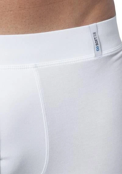 Schiesser Long Life Soft Shorts 155632/100 Trunk, Baumwoll-Stretch, Weiß 2 Schiesser Long Life Soft Shorts 155632/100 Trunk, Baumwoll-Stretch, Weiß – Bild 2