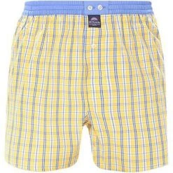 MC ALSON Boxer-Shorts 4118/gelb-blau Boxershorts, Baumwolle, Gelb-blau kariert