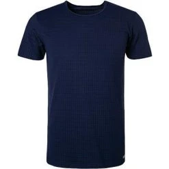 bruno banani Shirt Check Line 2.0 2207-2165/0542 T-Shirt, Mikrofaser, Marineblau, Marine