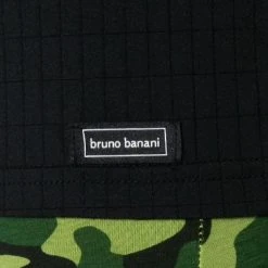 bruno banani V-Shirt Check Line 2.0 2206-2165/0125 T-Shirt, Mikrofaser, Schwarz -MR Wasch Geschaft 347602 norm3
