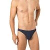 HOM Comfort Micro Briefs Max 401912/00RA Slip, Mikrofaser, Dunkelblau gemustert, Navy