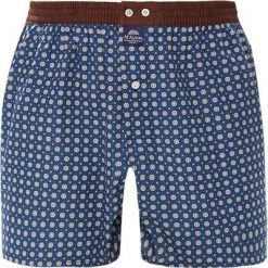 MC ALSON Boxer-Shorts 4237/blau-braun Boxershorts, Baumwolle, Blau-braun gemustert