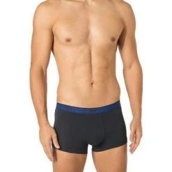 EMPORIO ARMANI Trunks 3er Pack 111357/0A715/70735 Baumwoll-Stretch, Blau-navy -MR Wasch Geschaft 354185 norm3