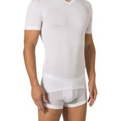 Novila Unterwäsche T-Shirt 1/2 8032/005/1 Mercerisierte Baumwolle, Weiß