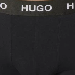 HUGO Trunks 3er Pack 50435463/001 Baumwolle, Schwarz , Schwarz -MR Wasch Geschaft 355476 norm2