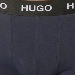 HUGO Trunks 3er Pack 50435463/410 Baumwolle, Blau, Navy -MR Wasch Geschaft 355477 norm2