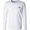 ALPHA INDUSTRIES Longsleeve Small Logo 198517/09 Baumwolle, Weiß