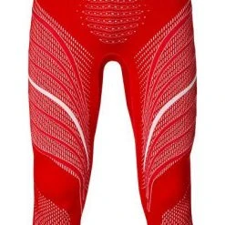 UYN Pants U100196/T020 Funktionspants, Mikrofaser, Rot gemustert, Rot-weiß