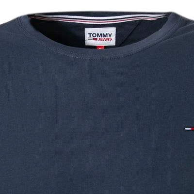 TOMMY JEANS T-Shirt DM0DM04409/002 Longsleeve, Bio Baumwolle, Dunkkelblau, Dunkelblau 3 TOMMY JEANS T-Shirt DM0DM04409/002 Longsleeve, Bio Baumwolle, Dunkkelblau, Dunkelblau – Bild 3