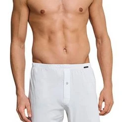 Schiesser Boxershorts 2er Pack 174002/908 Baumwolle, Weiß-nachtblau, Schwarz-blau -MR Wasch Geschaft 362240 norm2