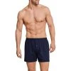 Schiesser Boxershorts 2er Pack 174002/909 Baumwolle, Dunkelblau-schwarz
