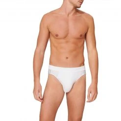 Schiesser Rio-Slips 3er Pack 173815/100 Baumwoll-Stretch, Weiß