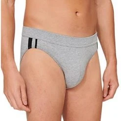 Schiesser Rio-Slips 3er Pack 173815/202 Baumwoll-Stretch, Grau meliert, Grau -MR Wasch Geschaft 362265 norm2