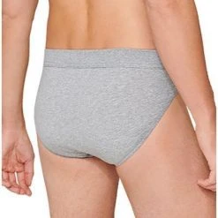 Schiesser Rio-Slips 3er Pack 173815/202 Baumwoll-Stretch, Grau meliert, Grau -MR Wasch Geschaft 362265 norm3