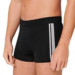 Schiesser Shorts 3er Pack 173816/000 Trunks, Baumwoll-Stretch, Schwarz -MR Wasch Geschaft 362277 norm2