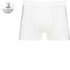 Schiesser Shorts 3er Pack 173816/100 Trunks, Baumwoll-Stretch, Weiß