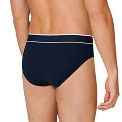 Schiesser Rio-Slip 3er Pack 173984/803 Slips, Baumwoll-Stretch, Dunkelblau -MR Wasch Geschaft 362308 norm3