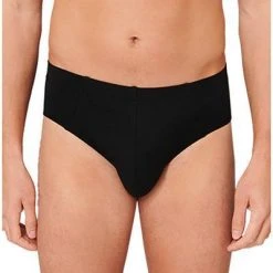 Schiesser Supermini 3er Pack 173987/000 Slips, Baumwoll-Stretch, Schwarz -MR Wasch Geschaft 362331 norm2