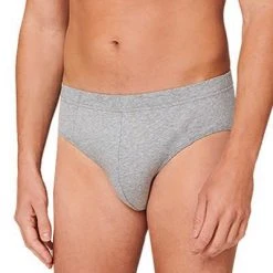 Schiesser Supermini 3er Pack 173987/901 Slips, Baumwoll-Stretch, Grau-blau-schwarz, Schwarz-blau-grau -MR Wasch Geschaft 362333 norm2