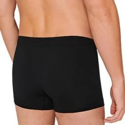 Schiesser Shorts 3er Pack 173988/000 Trunks, Baumwoll-Stretch, Schwarz -MR Wasch Geschaft 362334 norm3