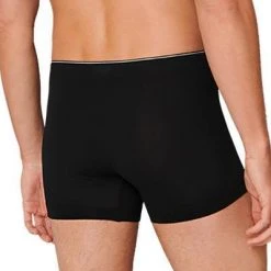 Schiesser Shorts 174004/000 Trunk, Baumwolle, Schwarz -MR Wasch Geschaft 362337 norm3