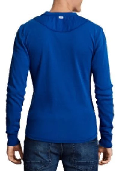 Schiesser Revival Karl-Heinz Henley 1/1 172123/824 Longsleeve, Baumwolle, Indigo 3 Schiesser Revival Karl-Heinz Henley 1/1 172123/824 Longsleeve, Baumwolle, Indigo – Bild 3