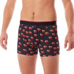 MC ALSON Jersey Boxer-Shorts J4207/dunkelblau-rot Trunk, Baumwoll-Jersey, Nachtblau-rot -MR Wasch Geschaft 362706 norm2